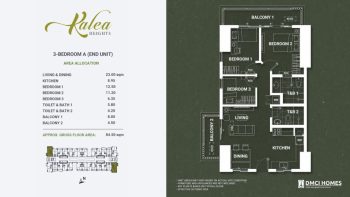 Kalea Heights Cebu Condo 3 Bedroom Unit
